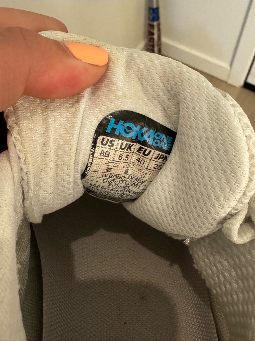 Hoka White Women's Sneakers - Picture 8 of 8